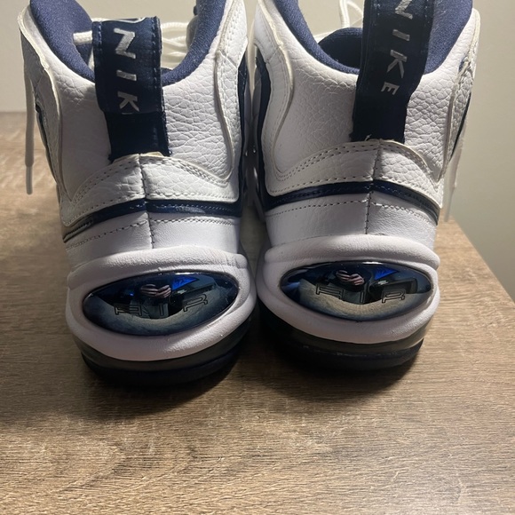 Nike Air Total Max Uptempo White/Navy Blue Size 10 US - Picture 6 of 6